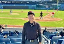 美國女子職棒聯盟首度選秀 台灣裁判劉柏君見證歷史